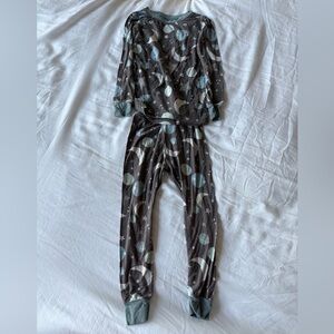 Little Sleepies To The Moon Blue 2T PJ Set